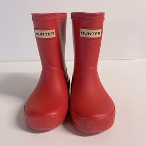 Hunter First Classic Toddler Rain Boots size 5